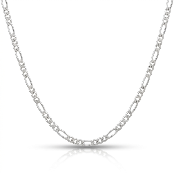Cadena Figaro 3mm · Plata de Ley 925