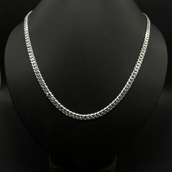 Cadena Hoja — Plata de Ley .925