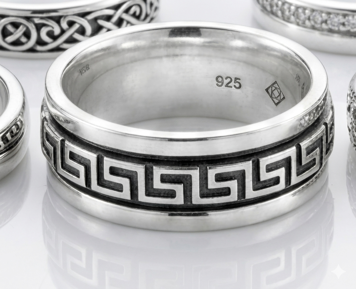 Anillo Liso Giratorio - Plata de Ley 925