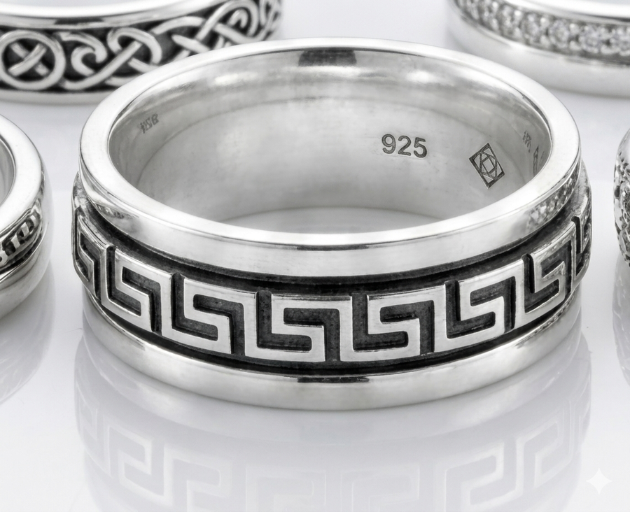 Anillo Liso Giratorio - Plata de Ley 925