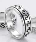 Anillo Liso Giratorio - Plata de Ley 925